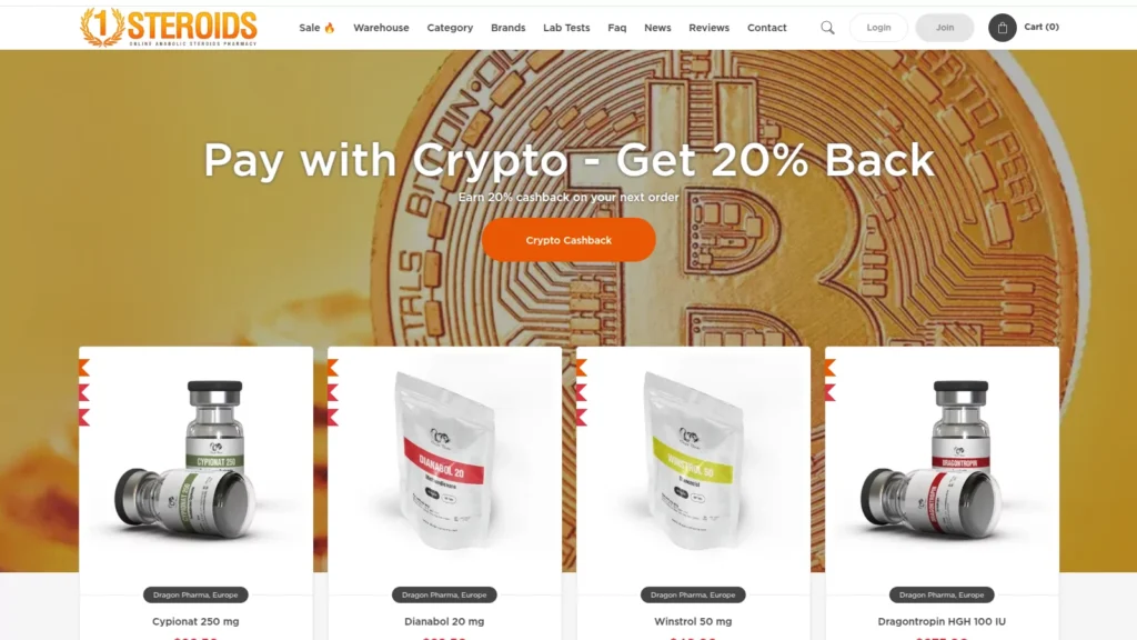 1steroids.net website