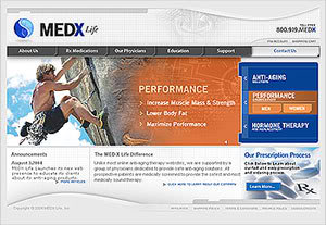 medxlife performance screen