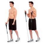 biceps curls resistance band