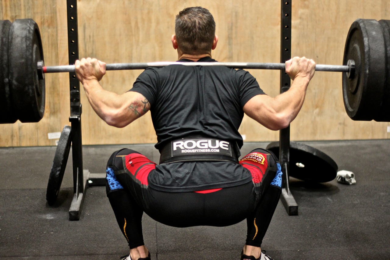 Back Squat Exercise - Full Squat for Leg Workout - Bodybuilding