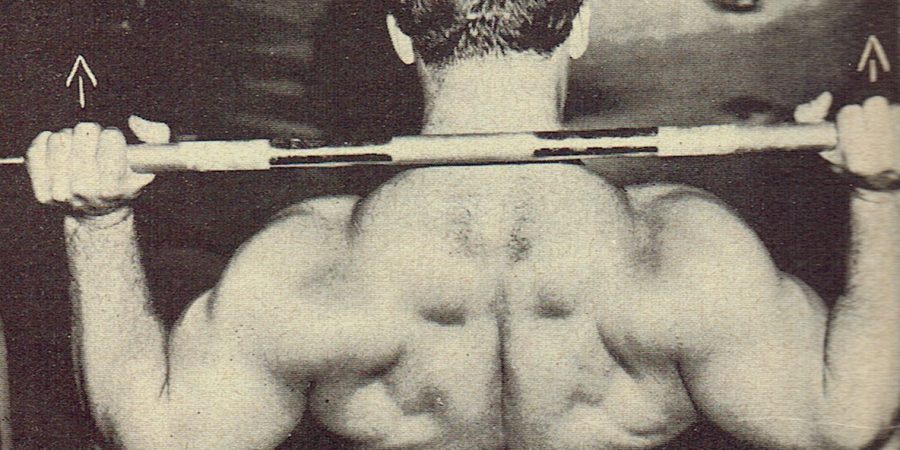 behind neck press exercise