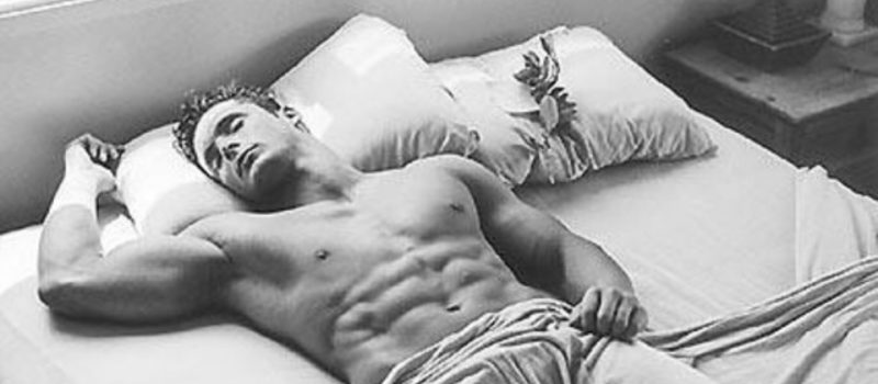 bodybuilder sleep