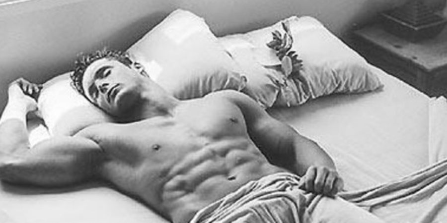 bodybuilder sleep