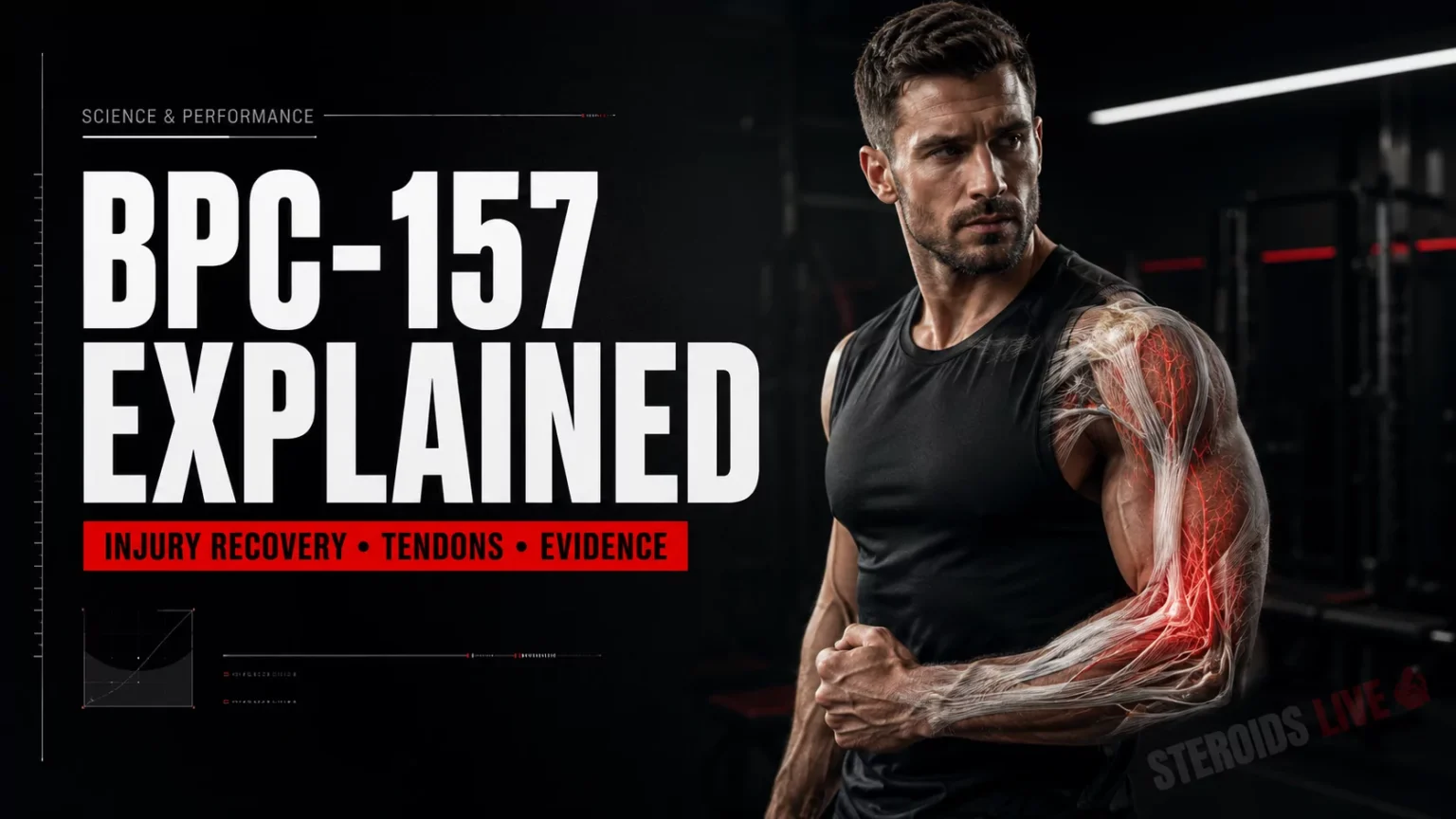 BPC 157 Explained: How This Peptide Accelerates Injury Recovery Athlete with tendon anatomy visualization