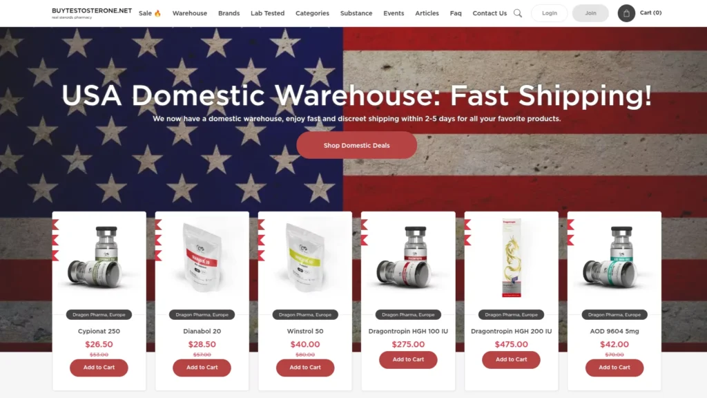 buytestosterone.net website