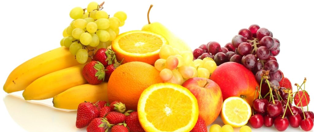 calories fruit chart