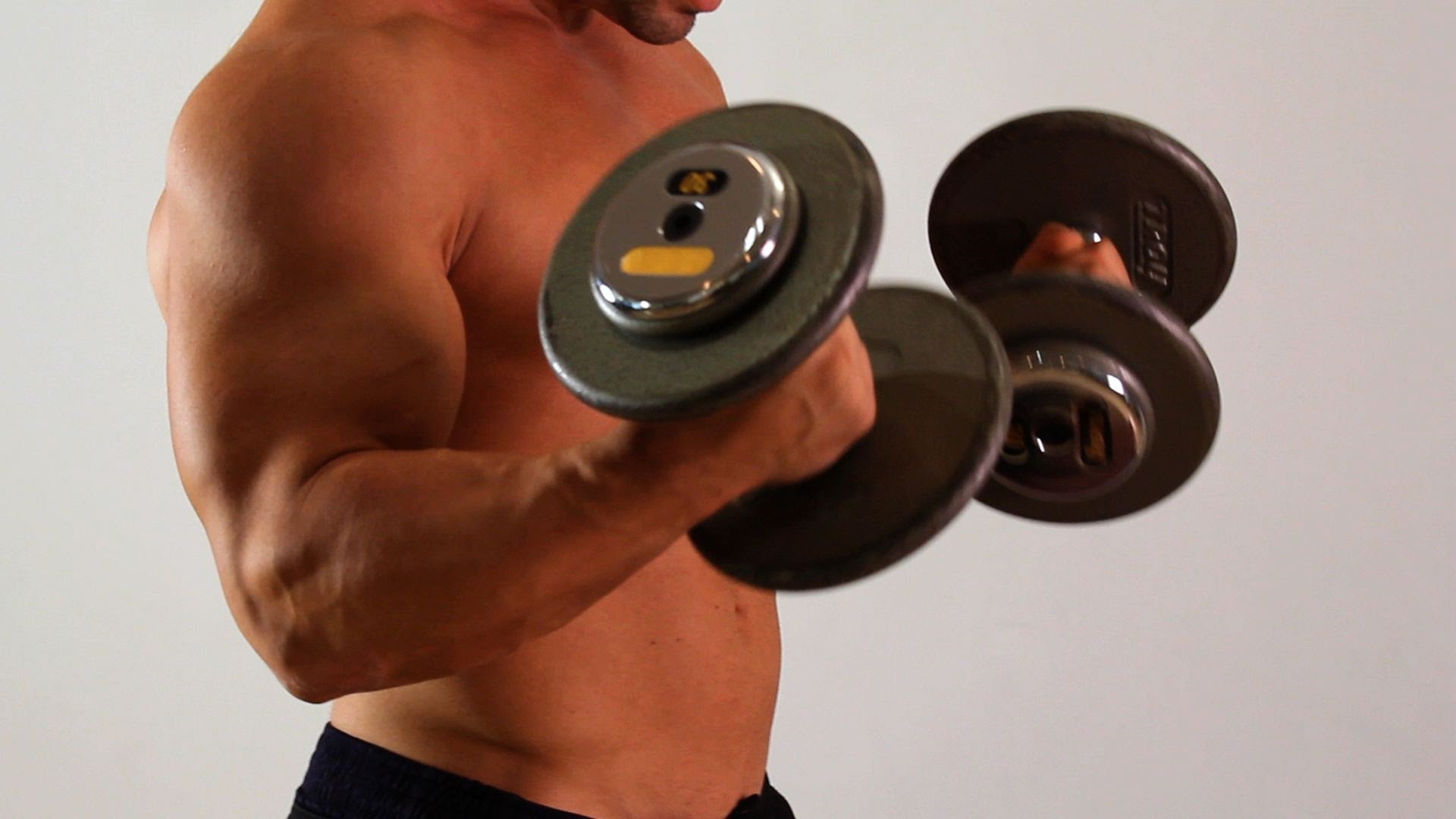 dumbbell curls exercise