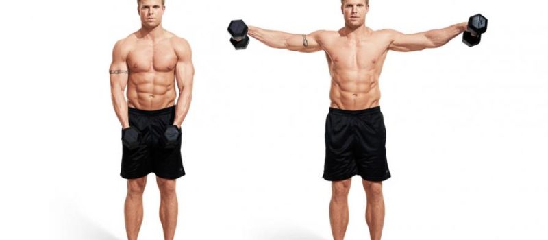 dumbbell side raise