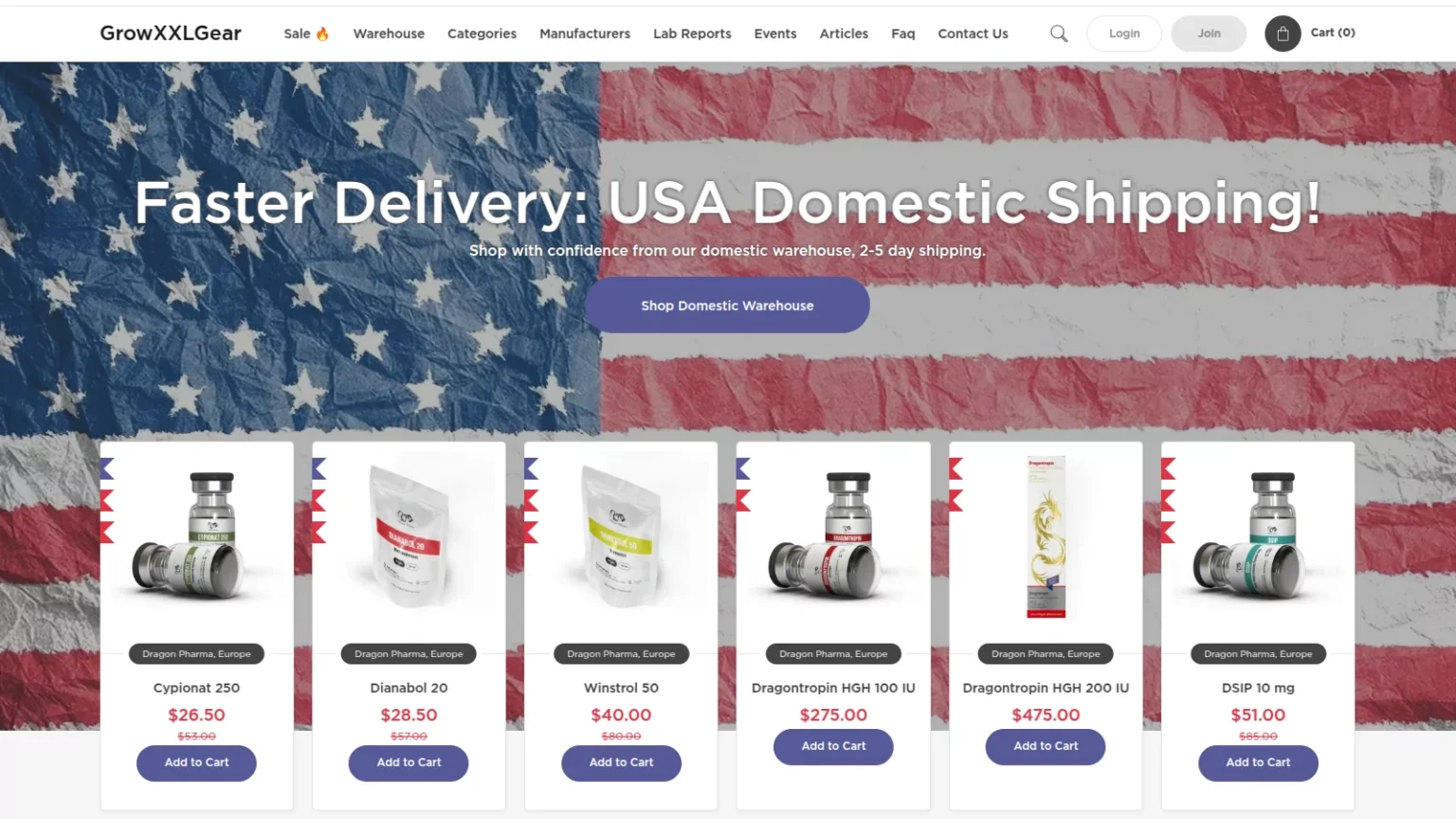 growxxlgear.com website