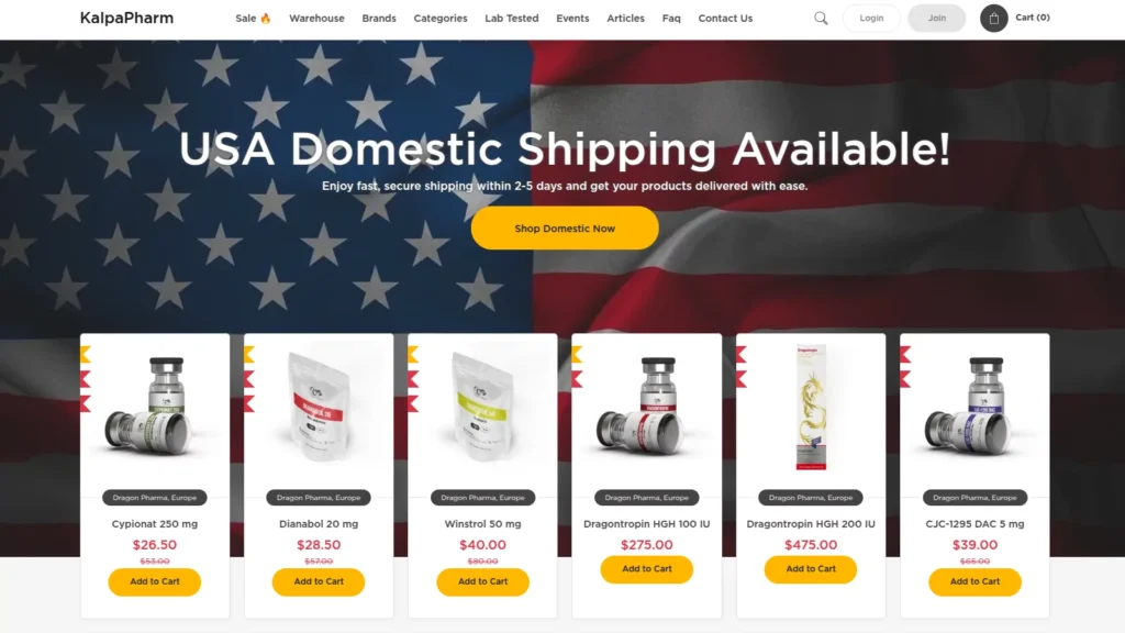 kalpapharm.com website