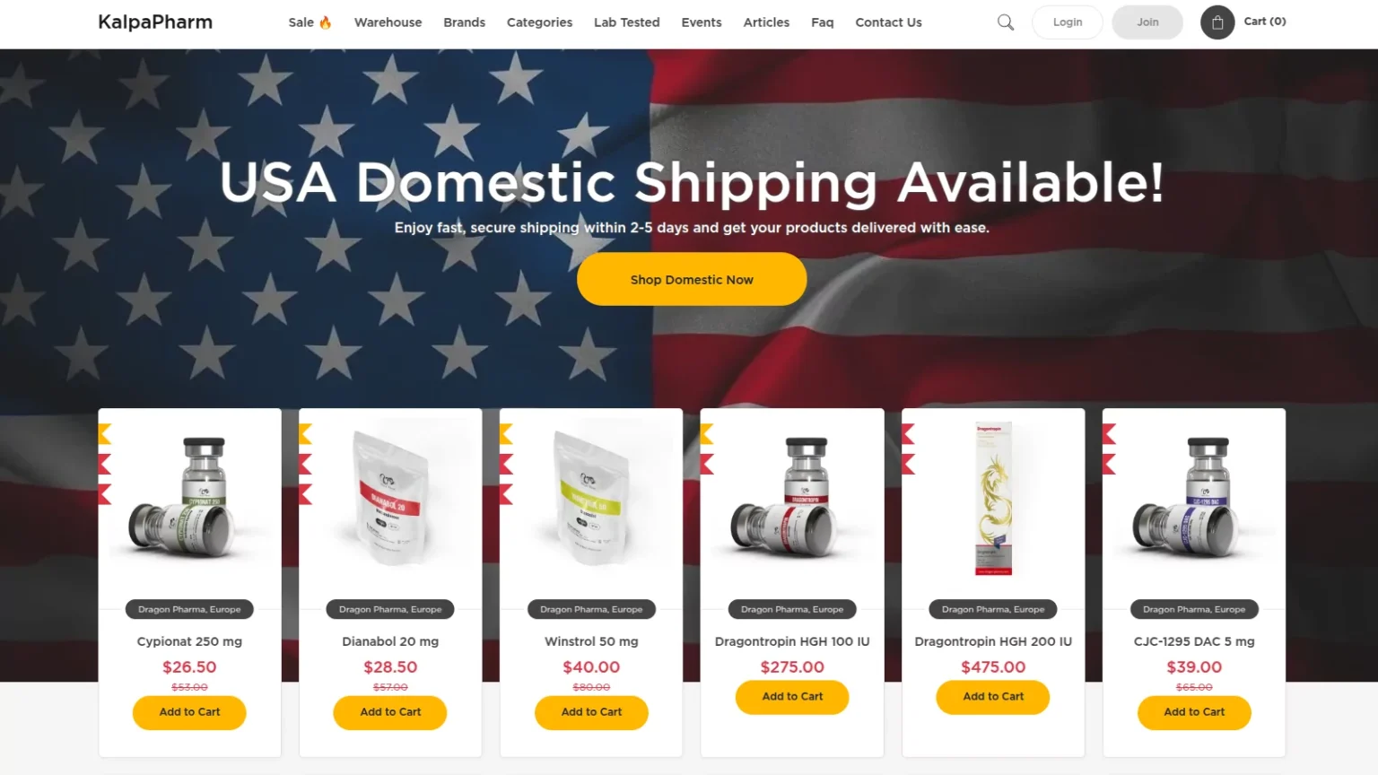 kalpapharm.com website