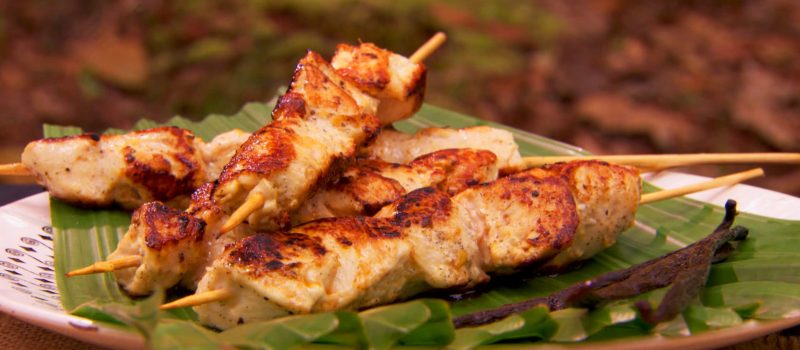 lime chicken skewers